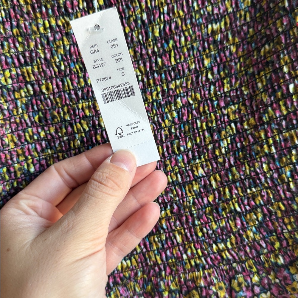 NWT Organic cotton daydream dress in Liberty® Busy Izzy fabric size small - Picture 4 of 6